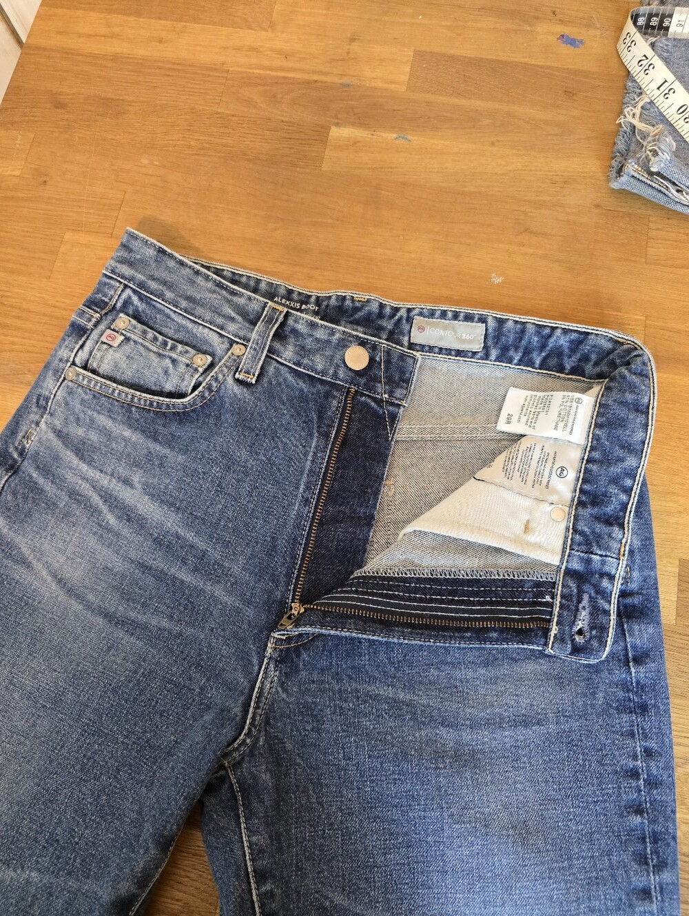 Ag Adriano Goldschmied Women's Blue Bootcut Jeans - Picture 9 of 12